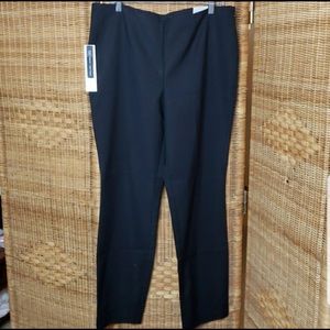 New Larry Levine Women Black Pants